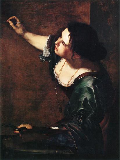 Artemisia  Gentileschi Allegory of Painting oil painting picture